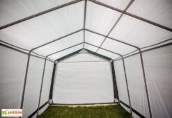Abri De Jardin En Toile Renforcée Avec Porte Amovible - 305 X 610 Cm 11 Abri De Jardin En Toile Renforcée Avec Porte Amovible - 305 X 610 Cm -Abriet Mobilier Soldes Boutique abri jardin toile polyethylene structure acier epoxy 305x610x244cm grande porte bache impermeable indechirable 5