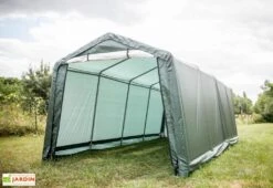 Abri De Jardin En Toile Renforcée Avec Porte Amovible - 305 X 610 Cm 8 Abri De Jardin En Toile Renforcée Avec Porte Amovible - 305 X 610 Cm -Abriet Mobilier Soldes Boutique abri jardin toile polyethylene structure acier epoxy 305x610x244cm grande porte bache impermeable indechirable 6