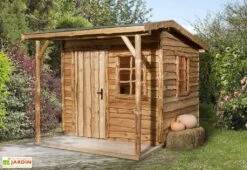 Abri De Jardin Bois Nature 2 Western
