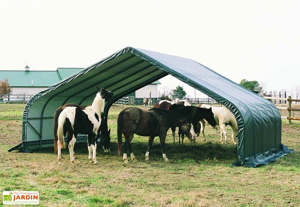 Abri Souple Pour Animaux En Polyéthylène 40,9 M² 2 Abri Souple Pour Animaux En Polyéthylène 40,9 M² – Image 2