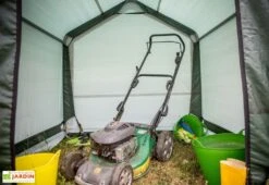 Abri De Jardin En Toile Renforcée Avec Porte Amovible - 183 X 183 Cm 9 Abri De Jardin En Toile Renforcée Avec Porte Amovible - 183 X 183 Cm -Abriet Mobilier Soldes Boutique abri toile renforce polyethylene 183x183x183cm impermeable porte amovible 2