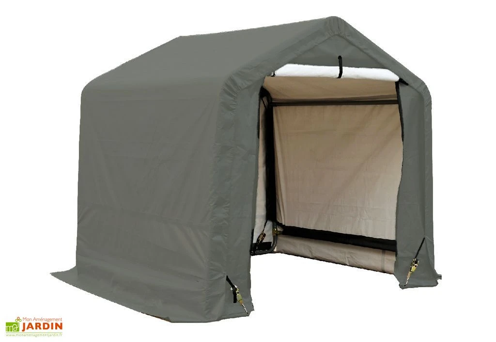 Abri De Jardin En Toile Renforcée Avec Porte Amovible - 183 X 183 Cm 1 Abri De Jardin En Toile Renforcée Avec Porte Amovible - 183 X 183 Cm