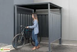 Abri à Vélo En Acier Anthracite 3,6 M² 8 Abri à Vélo En Acier Anthracite 3,6 M² -Abriet Mobilier Soldes Boutique abri velo acier anthracite westmann