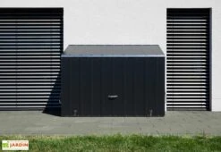Abri à Vélos En Acier Galvanisé Anthracite 1,74 M² -Abriet Mobilier Soldes Boutique abri velos acier galvanise anthracite