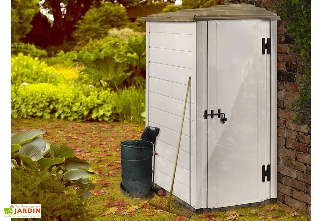 Abri De Jardin Mural En PVC Evo 100/1 Beige (82x122cm) 1 Abri De Jardin Mural En PVC Evo 100/1 Beige (82x122cm)