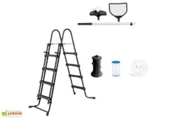 Summer Waves Piscine Hors-sol Tubulaire Ronde ∅549 X 122 Cm – PVC Aspect Teck 6 Summer Waves Piscine Hors-sol Tubulaire Ronde ∅549 X 122 Cm – PVC Aspect Teck -Abriet Mobilier Soldes Boutique accessoires piscine tubulaire summerwaves filtration echelle