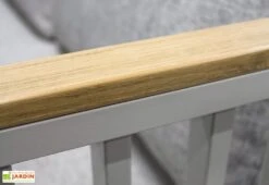 Salon De Jardin 5 Places En Aluminium Napoli Gris 8 Salon De Jardin 5 Places En Aluminium Napoli Gris -Abriet Mobilier Soldes Boutique accoudoirs bois composite salon jardin aluminium