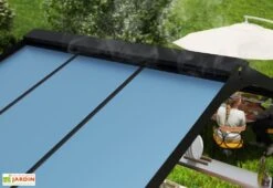 Abri Barbecue En Aluminium Et Polycarbonate 180 X 240 Cm – Austin -Abriet Mobilier Soldes Boutique aeration toiture abri barbecue austin canopia palram