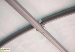 Garage En Toile Polyéthylène Et Acier 18,3 M² -Abriet Mobilier Soldes Boutique armature garage souple polyethylene acier 18m2