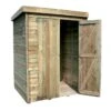 Armoire De Jardin En Bois L.156 X P.135,5 X H.195 Cm Ep.15mm - Theofil