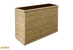 Armoire De Jardin Basse En Bois Venice (60x125x90cm)