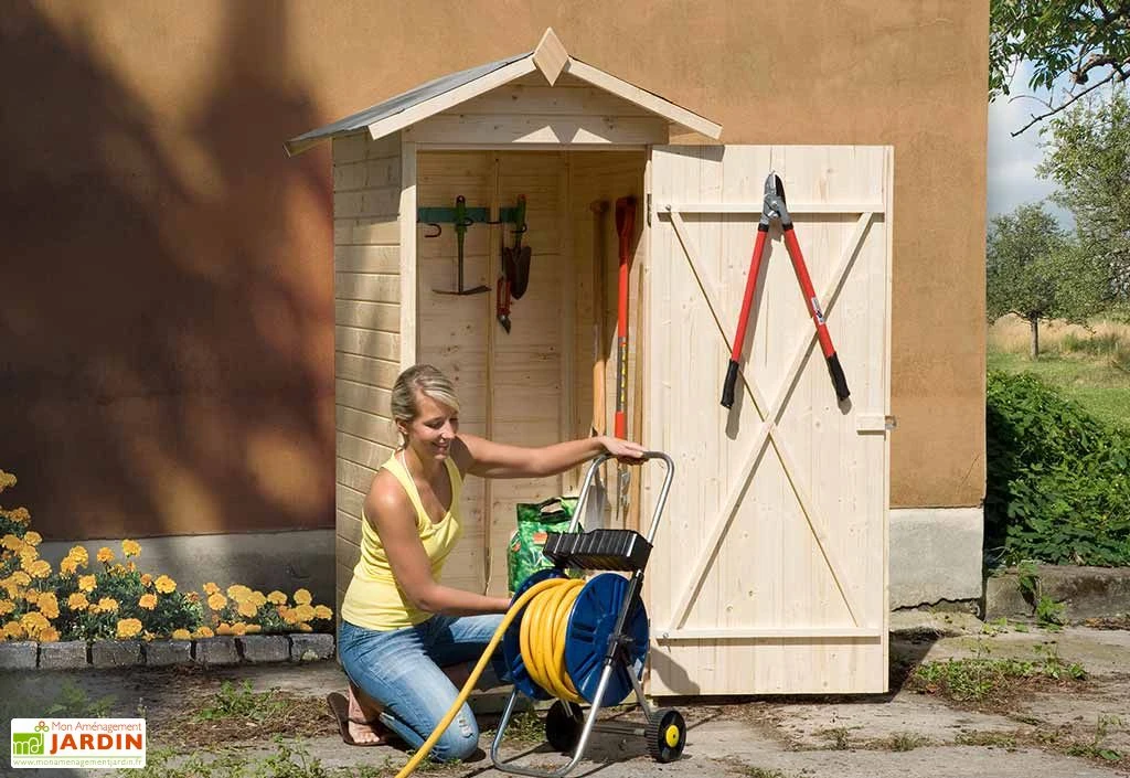 Armoire De Jardin En Bois D’Épicéa Brut 105 X 108 Cm 1 Armoire De Jardin En Bois D’Épicéa Brut 105 X 108 Cm