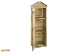 Armoire De Jardin En Bois De Pin Erra 63 X 43 X 181 Cm 5 Armoire De Jardin En Bois De Pin Erra 63 X 43 X 181 Cm -Abriet Mobilier Soldes Boutique armoire jardin bois simia