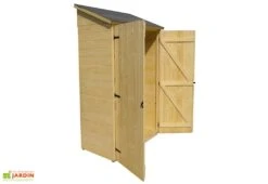 Armoire De Rangement Bois 16mm - 125 X 65 X 206 Cm 6 Armoire De Rangement Bois 16mm - 125 X 65 X 206 Cm -Abriet Mobilier Soldes Boutique armoire rangement bois jardin abri mural 3 etageres