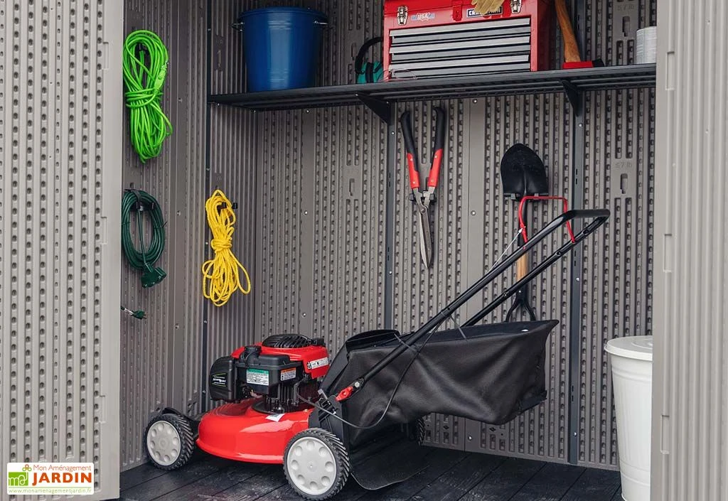 Lifetime Armoire De Jardin En Résine Effet Bois - 2,1 M² 5 Lifetime Armoire De Jardin En Résine Effet Bois - 2,1 M² – Image 5