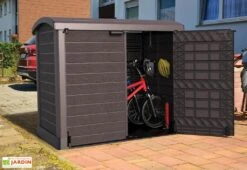 Armoire De Jardin En Résine – 1 200 L 8 Armoire De Jardin En Résine – 1 200 L -Abriet Mobilier Soldes Boutique armoire rangement jardin