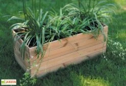 Jardinière En Bois Modulable Et Personnalisable 80x40x39,5cm