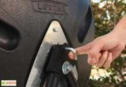 Composteur Rotatif 303L En Polyéthylène Lifetime -Abriet Mobilier Soldes Boutique bac compost 303 l polyethylene