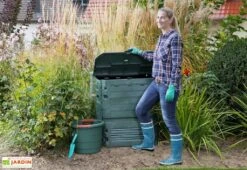 Garantia Composteur Thermo King Bac En Polypropylène + Couvercle Vert 600 L 6 Garantia Composteur Thermo King Bac En Polypropylène + Couvercle Vert 600 L -Abriet Mobilier Soldes Boutique bac composteur thermo king garantia polyethylene vert 600l 1