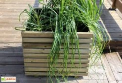 Bac à Fleurs En Bois De Pin Traité Autoclave KÜB 60 X 60 Cm -Abriet Mobilier Soldes Boutique bac fleurs carre bois pin