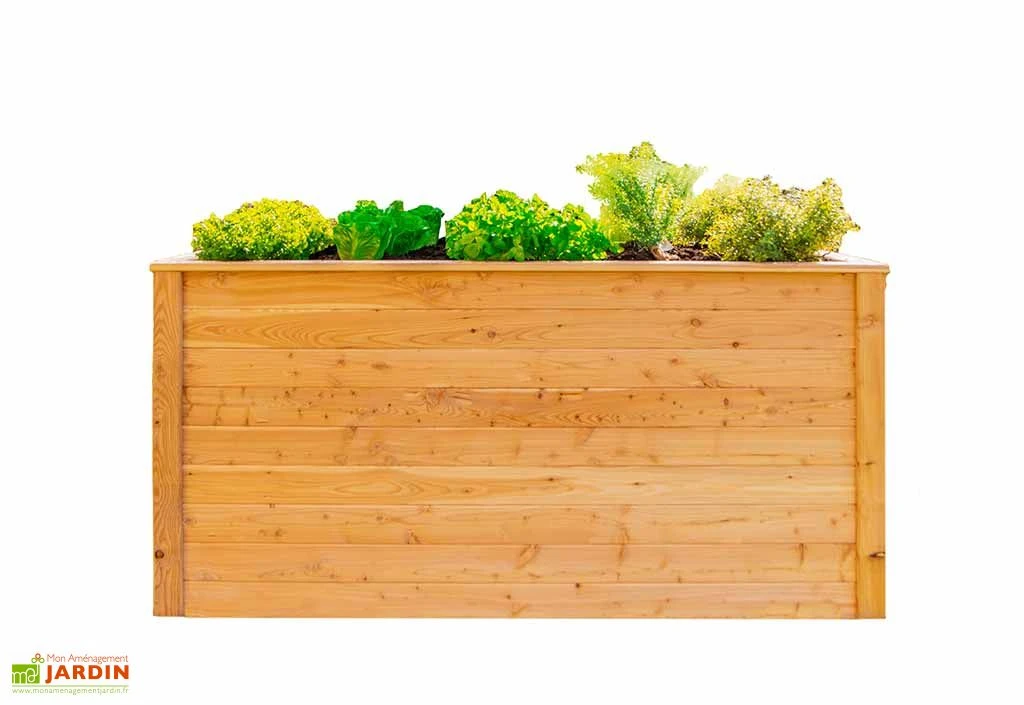Jardinière En Bois De Mélèze Bac Potager 170 X 90 X 84 Cm 1 Jardinière En Bois De Mélèze Bac Potager 170 X 90 X 84 Cm