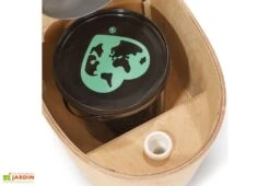 Toilettes Sèches à Séparation Avec Ventilation électrique - TROBOLO TinyBlœm -Abriet Mobilier Soldes Boutique bac toilettes seches bois tinybloem