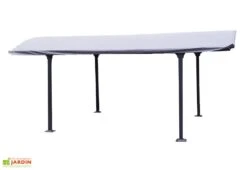 Bâche Pour Carport En Aluminium Et Toiture Polycarbonate 7 Bâche Pour Carport En Aluminium Et Toiture Polycarbonate -Abriet Mobilier Soldes Boutique bache pvc carport aluminium polycarbonate 1