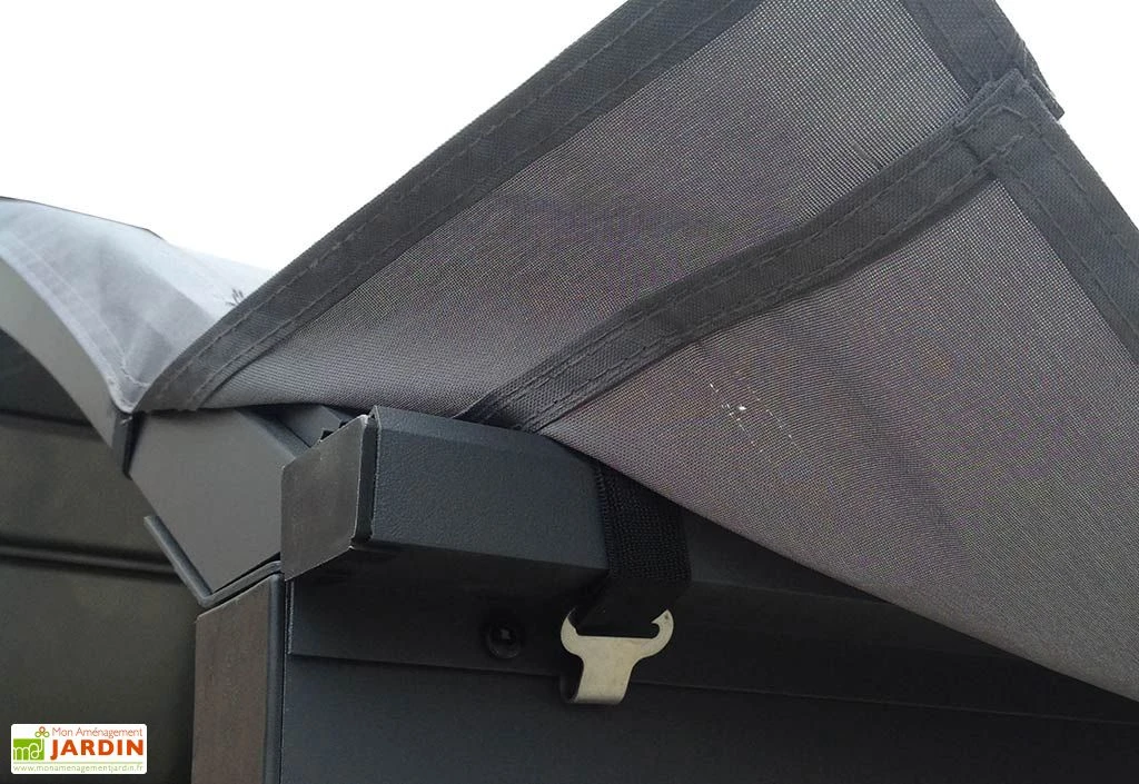 Bâche Pour Carport En Aluminium Et Toiture Polycarbonate 2 Bâche Pour Carport En Aluminium Et Toiture Polycarbonate – Image 2