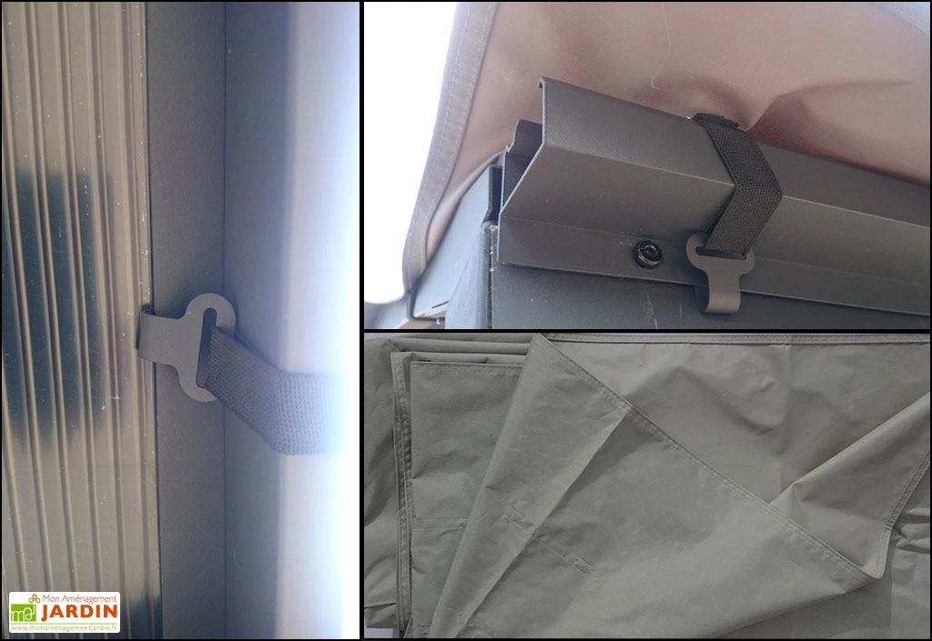 Bâche Pour Carport En Aluminium Et Toiture Polycarbonate 3 Bâche Pour Carport En Aluminium Et Toiture Polycarbonate – Image 3