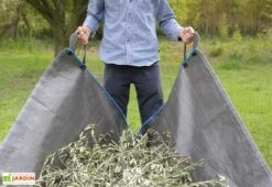 Bâche De Ramassage Avec Poignées En Polypropylène 200 X 500 Cm -Abriet Mobilier Soldes Boutique bache ramassage poignees