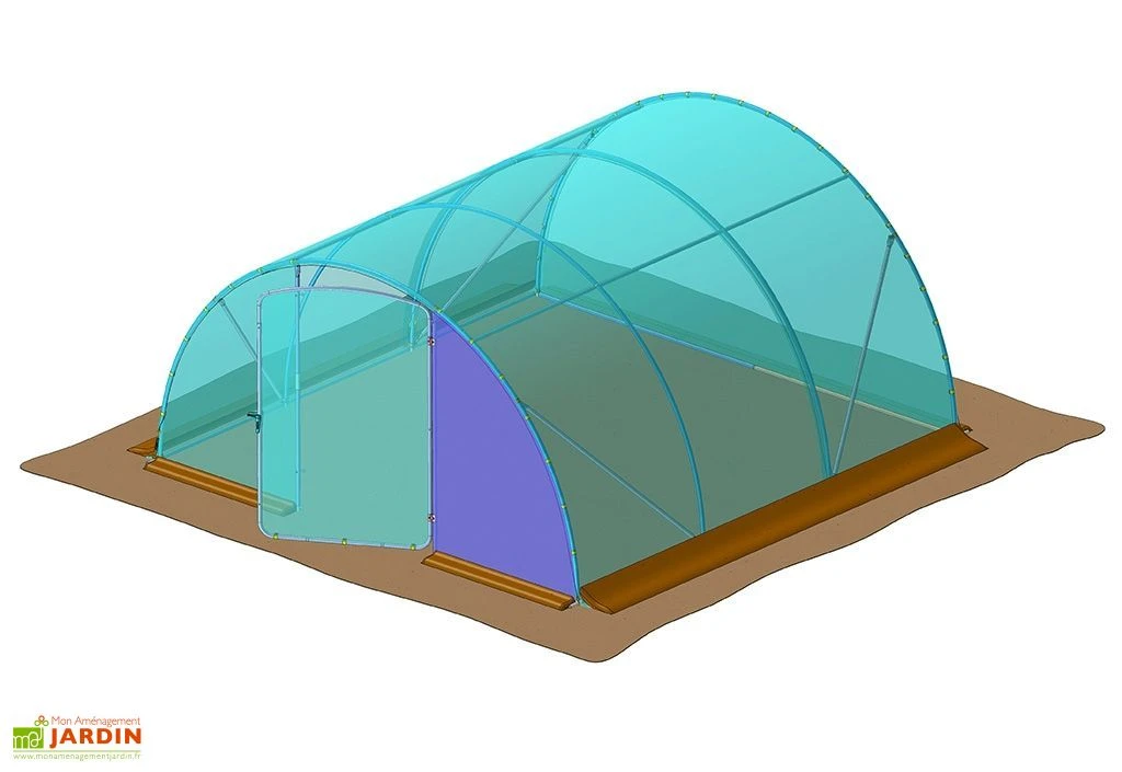 Bâche De Pignon Avant Côté Pour Serre De Jardin Tunnel Richel 4,5 1 Bâche De Pignon Avant Côté Pour Serre De Jardin Tunnel Richel 4,5