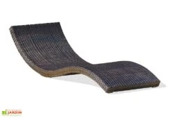 Bain De Soleil En Aluminium Et Résine Tressée Cancun (2 Coloris) -Abriet Mobilier Soldes Boutique bain soleil aluminium resine tressee cancun 2