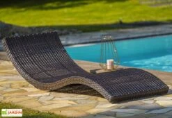 Bain De Soleil En Aluminium Et Résine Tressée Cancun (2 Coloris) -Abriet Mobilier Soldes Boutique bain soleil aluminium resine tressee cancun