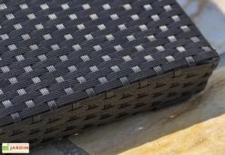 Bain De Soleil En Aluminium Et Résine Tressée Cancun (2 Coloris) -Abriet Mobilier Soldes Boutique bain soleil aluminium resine tressee cancun 4