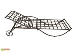 Bain De Soleil En Métal Mosaïque 190 X 66 Cm -Abriet Mobilier Soldes Boutique bain soleil metal mosaique 190 66 cm 2