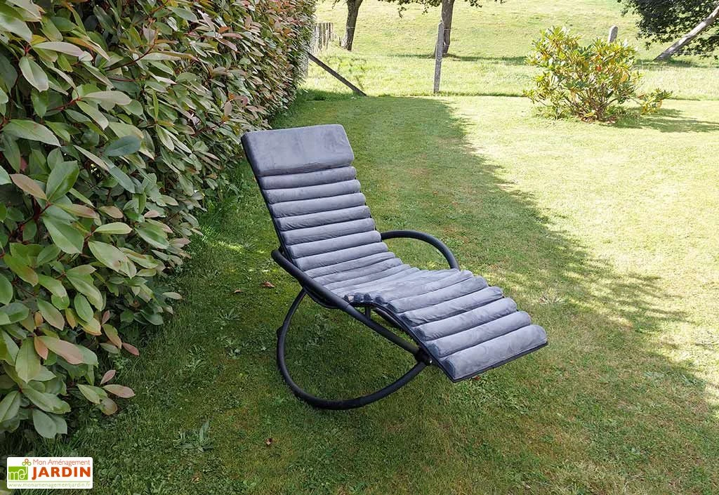 Bain De Soleil Design En Aluminium Swing Luxe 74 X 166 Cm 2 Bain De Soleil Design En Aluminium Swing Luxe 74 X 166 Cm – Image 2