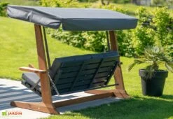 Balancelle De Jardin 3 Personnes - Bois Exotique – Sia 2400 8 Balancelle De Jardin 3 Personnes - Bois Exotique – Sia 2400 -Abriet Mobilier Soldes Boutique balancelle jardin bois grise westmann