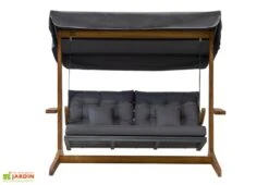 Balancelle De Jardin 3 Personnes - Bois Exotique – Sia 2400 10 Balancelle De Jardin 3 Personnes - Bois Exotique – Sia 2400 -Abriet Mobilier Soldes Boutique balancelle jardin bois westmann as1500a