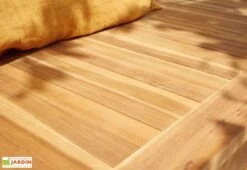 Banc De Jardin En Bois D'acacia – 120 X 59 Cm -Abriet Mobilier Soldes Boutique banc acacia jardin 2