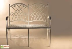 Banc En Aluminium Puerto 2 Places -Abriet Mobilier Soldes Boutique banc jardin aluminium puerto