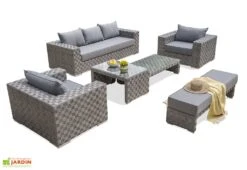 Abriet Mobilier Soldes Boutique -Abriet Mobilier Soldes Boutique banc jardin aluminium resine tressee tosca 3