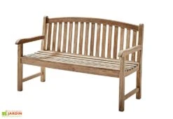 Banc De Jardin En Bois De Teck 120 Cm – Deux Places