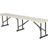 Lifetime Banc Pliable En Acier Et PEHD 182 X 29 Cm