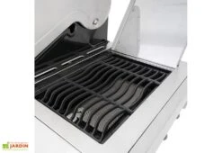 Barbecue Au Gaz En Acier De Luxe – 4 Brûleurs, 1 Brûleur Latéral Et Arrière -Abriet Mobilier Soldes Boutique barbecue au gaz avec bruleur lateral