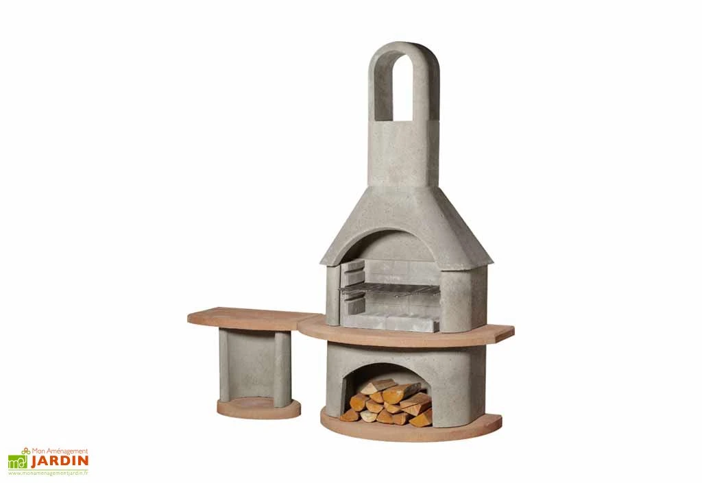 Barbecue En Béton Au Charbon De Bois Carmen 1 Barbecue En Béton Au Charbon De Bois Carmen