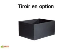 Barbecue Design En Béton LIV03 -Abriet Mobilier Soldes Boutique barbecue beton modulable tiroir 1