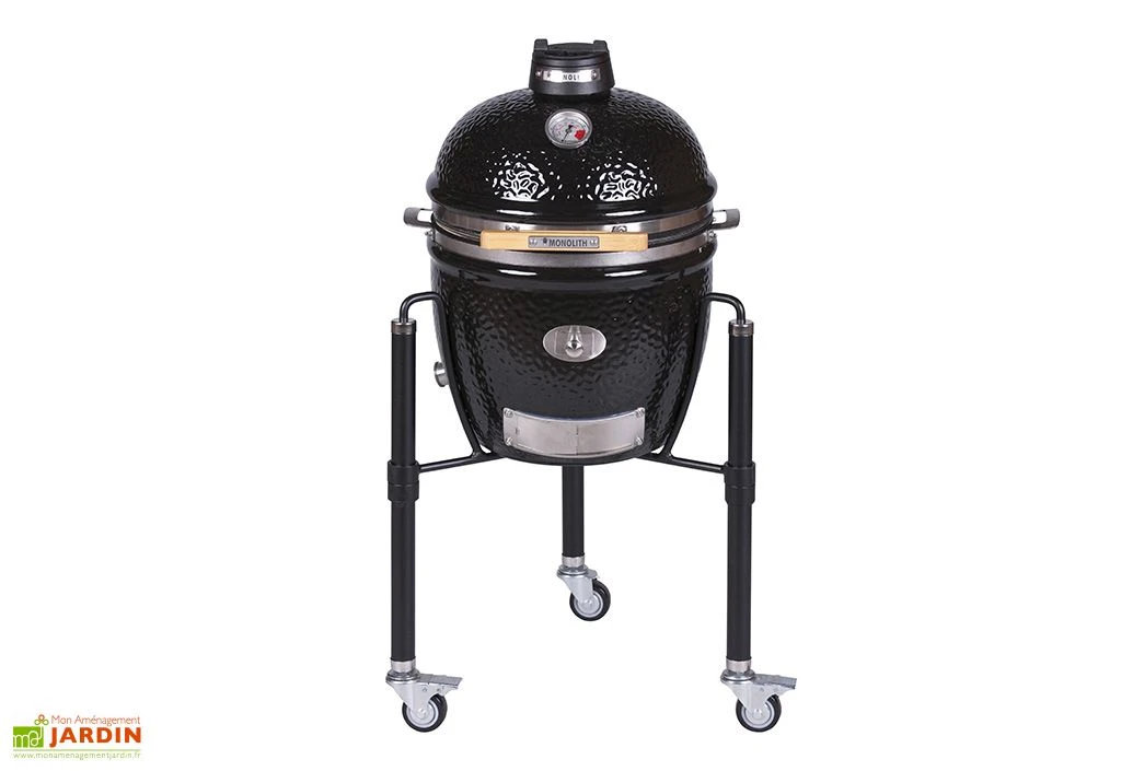 Barbecue Kamado En Céramique Monolith Junior + Chariot 1 Barbecue Kamado En Céramique Monolith Junior + Chariot