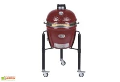 Barbecue Kamado En Céramique Monolith Junior + Chariot 7 Barbecue Kamado En Céramique Monolith Junior + Chariot -Abriet Mobilier Soldes Boutique barbecue ceramique chariot monolith junior rouge