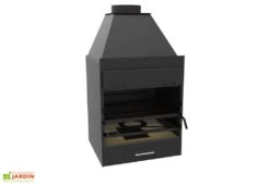 Barbecue Charbon Et Bois à Poser Ou Encastrer BF-60 Acier 62,5 X 55 Cm