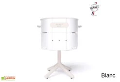 Barbecue Au Charbon De Bois En Fonte D’aluminium - Marcel -Abriet Mobilier Soldes Boutique barbecue charbon de bois blanc